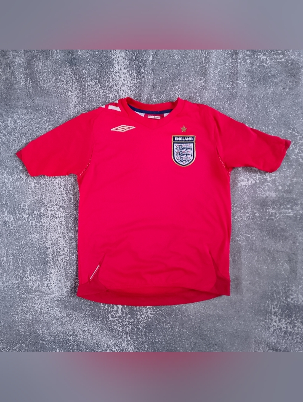 Umbro Team England Kids' Red Football JERSEY
